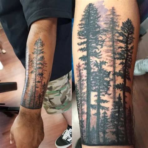 Top 75 Best Tree Silhouette Tattoo Ideas 2021 Inspiration Guide