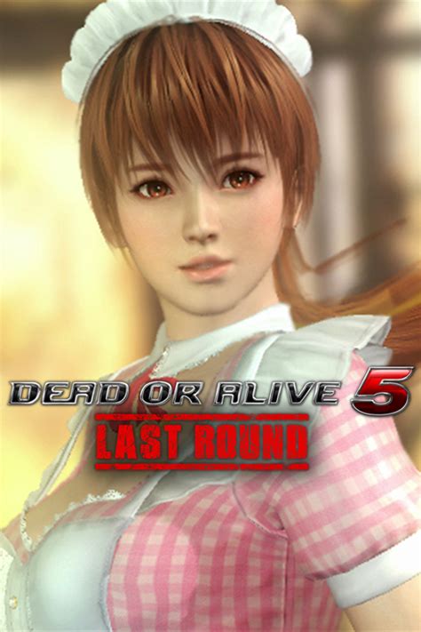 dead or alive 5 last round kasumi maid costume 2015 box cover art mobygames