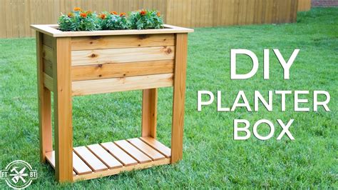 Diy Raised Planter Box With Hidden Drainage How To Build Youtube
