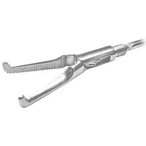 Silver Stainless Steel Mixter 90 Degree Dissecting Grasping Forceps At