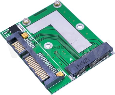 Mini PCI E SSD De MSATA A 2 5 Tarjeta Adaptador Convertidor De SATA 6