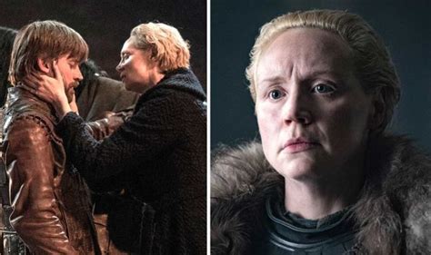 Game Of Thrones Gwendoline Christies Furious Reaction To Jaime And Brienne Sex Scene Tv