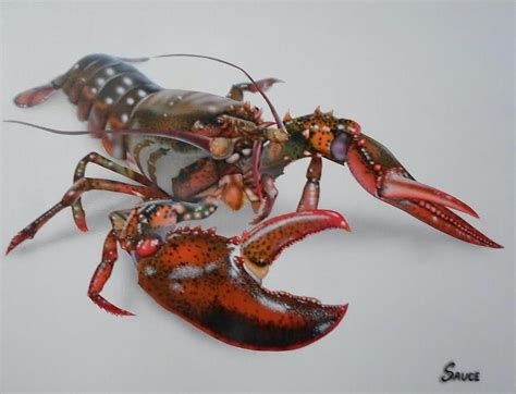 Lobster Mobster Painting By Brett Sauce Fine Art America