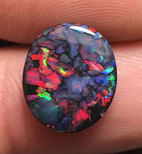 Unique Gem Lightning Ridge Black Opal Natural Opals