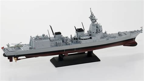 Jmsdf Destroyer Dd 120 Shiranui With Flag And Ship Name Plate Photo