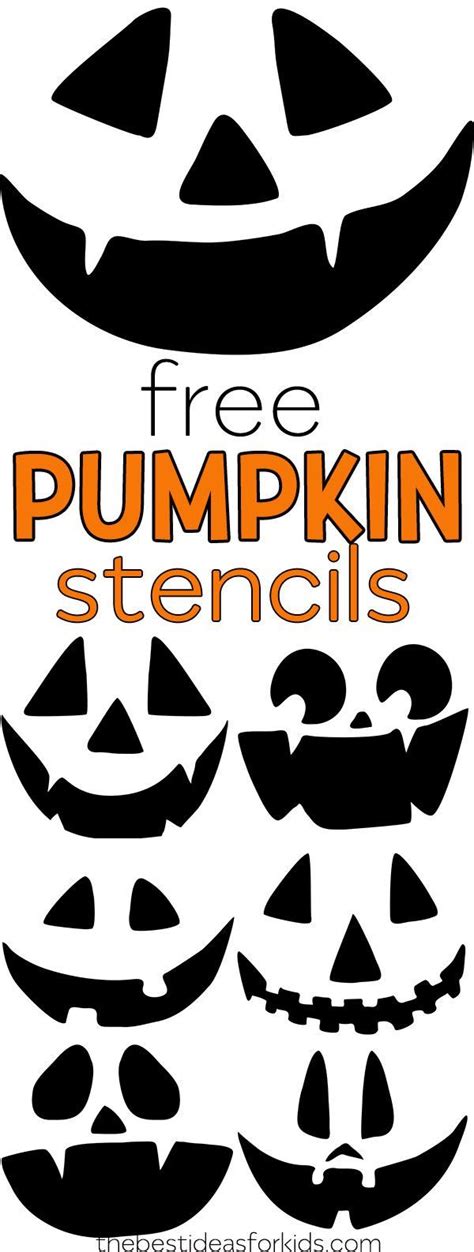 Fun And Free Pumpkin Carving Stencils For A Spooktacular Halloween
