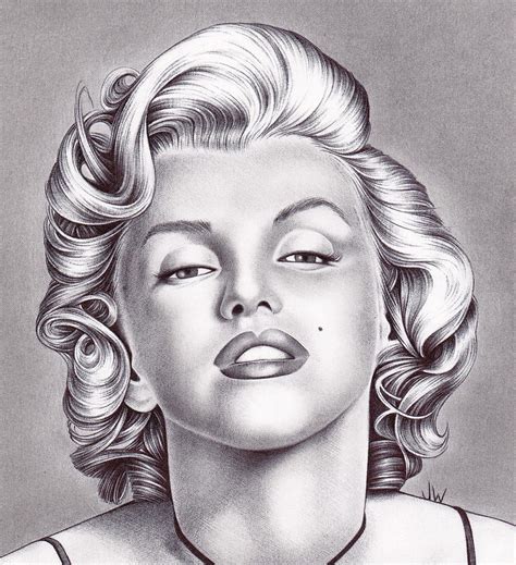 Marilyn Monroe Drawing Skill