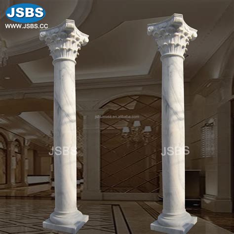 Natural Stone Carved Decorative Round Pillars Columns Buy Round