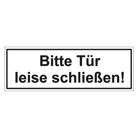297 x 100 mm aufkleber selbstklebende folie türhinweisschild türaufkleber. Bitte Tür leise schließen! 3er Pack Folie 297 x 100 mm, 4,99