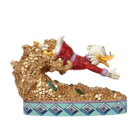 Treasure Dive Scrooge Mcduck Figurine Disney Traditions By Jim Sho