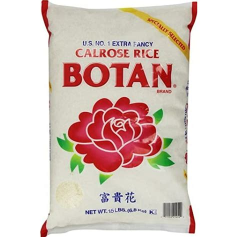 Botan Calrose Rice 15 Pound