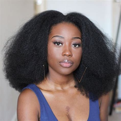 natural hair blowout styles