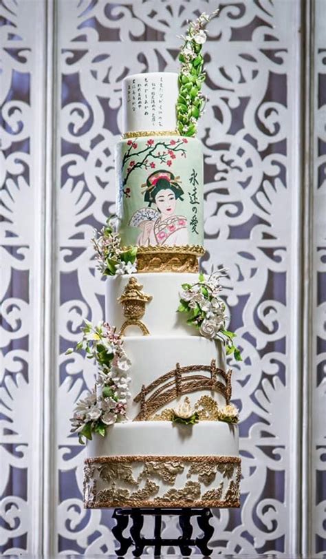 imperial blossom japanese wedding cakes japan wedding unusual wedding cakes