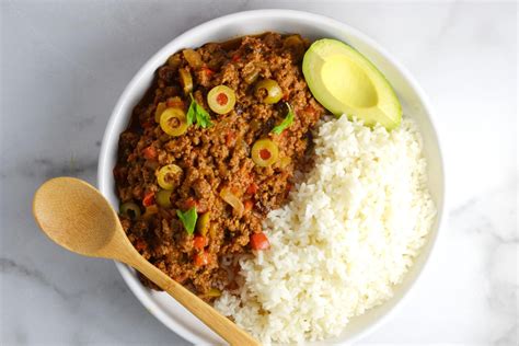 Cuban Style Picadillo Stewed Ground Beef Recipe In 2021 Delicious