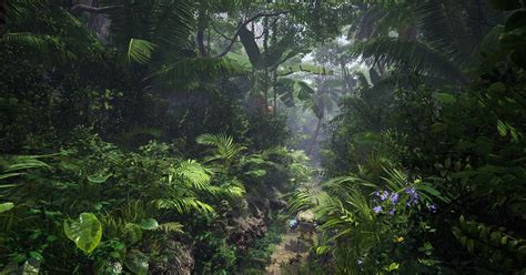 Artstation Jungle Path Unreal Engine 5