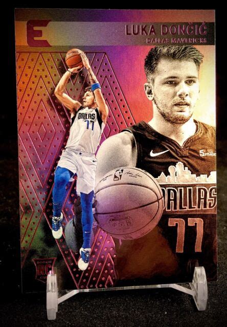 Luka Doncic 2018 19 Chronicles Essentials Rookie Card Pink Foil Retail