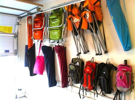 Inspired Project Organized Garage Makeover Camping Chairs 25 Of