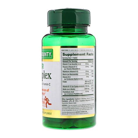 Check spelling or type a new query. Buy Nature's Bounty Super B-Complex, Folic Acid + Vitamin ...
