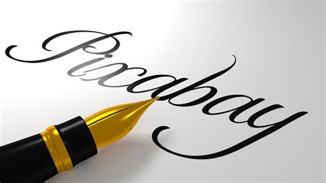 Calligraphie Belle Écriture · Image Gratuite Sur Pixabay