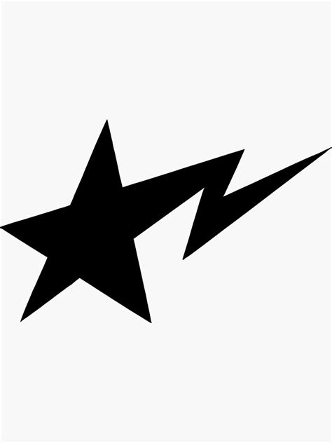 Black Y2k Star Sticker For Sale By Y2kdesignshop Redbubble