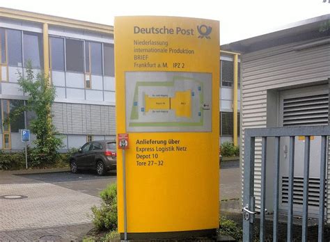 Haßlocher straße 26 65428 rüsselsheim am main. Deutsche Post IPZ Niederaula (DENIAA) - Briefzentrum der ...