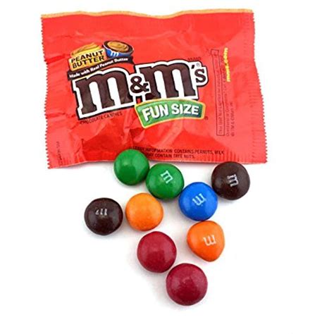 Candy And Chocolate Assortments Mandms Peanut Butter Fun Size Candy Bulk