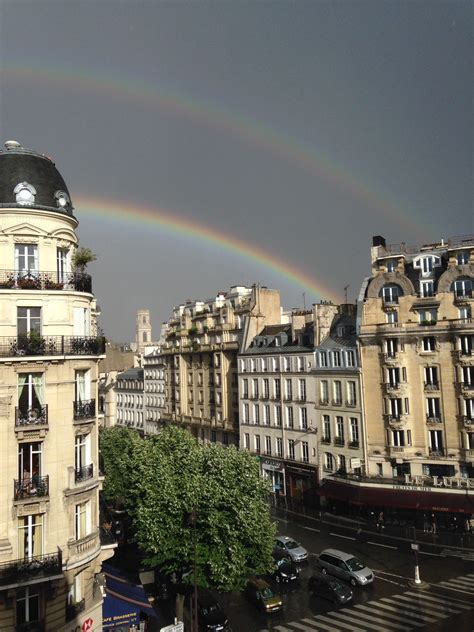Double Rainbow Over Paris Paris Travel Paris France Beautiful Paris