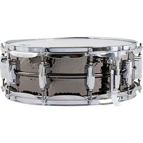 Ludwig Hand Hammered Black Beauty Snare Drum With Imperial Lugs 14 X 5