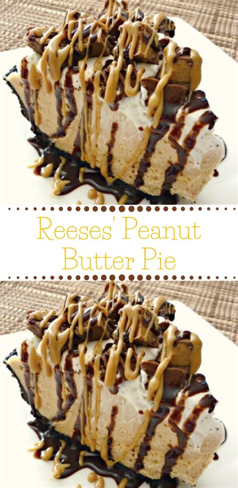Keto protein chocolate peanut butter pie bar is packed with luscious peanut butter and peanut pieces covered in a thick layer of decadent chocolate. Reese's Peanut Butter Pie #pie #dessert #cake #peanut # ...