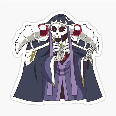 Overlord Ainz Ooal Gown Sticker For Sale By Lawliet1568 Anime