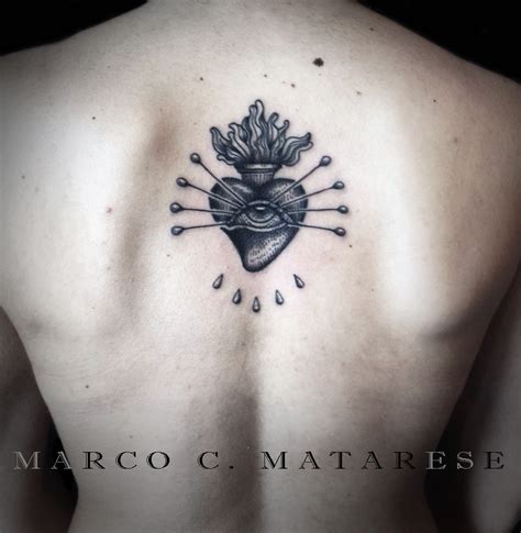 Heart Tattoo Etching Engraving Marco C Matarese Milan Flickr