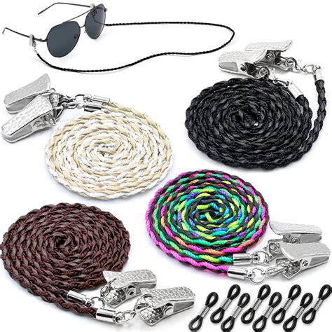 Glasses Strap Chains Premium Eco Leather Eyeglass Holder Strap Strings
