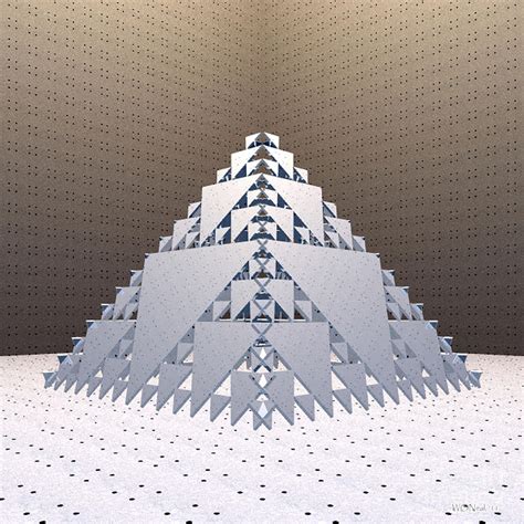 Sierpinski Pyramid Digital Art By Walter Neal Pixels