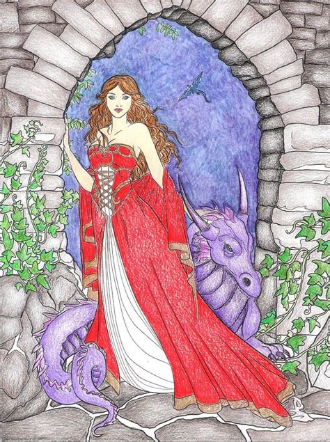 Guarded By Selina Fenech From The Gothic Coloring Book Colorselina Coloring Book Art Color