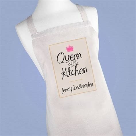 Personalised Queen Of The Kitchen Apron T Factory