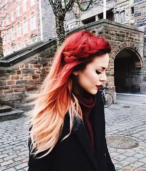 Amazing Ombre Hair Colour Ideas Red Ombre 2020 2021