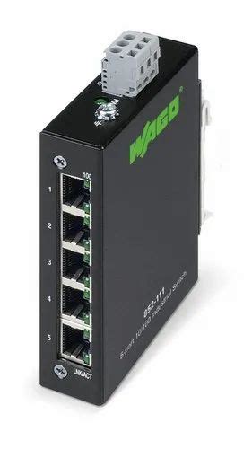 100mbps Grey Din Rail 5 Port Ethernet Switch Industrial Model Name