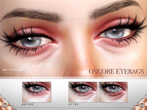 Sims 4 Ccs The Best Oscore Eyebags N14 By Pralinesims