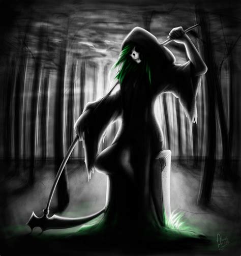 30 monster girls challenge reaper girl by leadpanda on deviantart