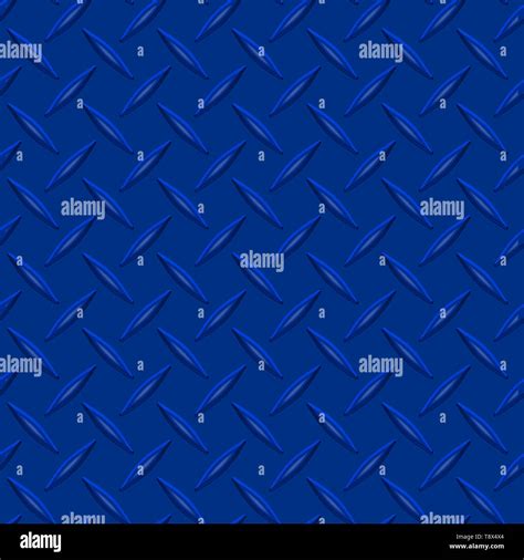Medium Blue Diamond Plate Metal Seamless Texture Tile Stock Photo Alamy