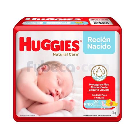 Pañales Huggies Natural Care Rn Paquete Fybeca