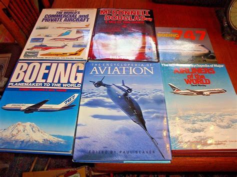 Aircraft Airplane Books Lot Of 6 Boeing Mcdonnell Douglas 1985 Books