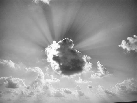 Black And White Cloud Photograph By Kathy Lyon Smith