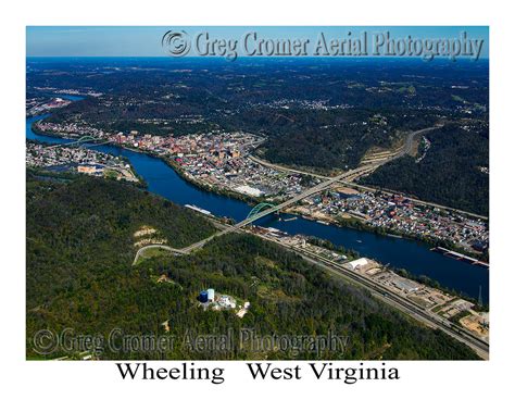 Aerial Photo Of Wheeling West Virginia America From The Sky