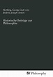 'Historische Beiträge zur Philosophie' von '' - Buch - '978-3-96880-132-2'