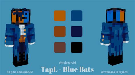Tapl Eret Skins For Blue Bats Rminecraftchampionship