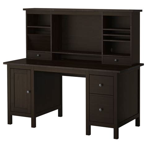 Hemnes Desk With Add On Unit White Stain 61x53 78 Ikea Hemnes