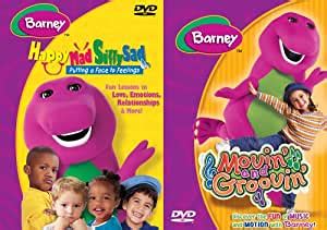 Amazon Barney Moovin Groovin Happy Mad Silly Sad Barney