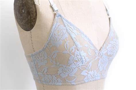 Blue Lace Watson Bralette Pattern Bralette Sewing Pattern How To Make A Bralette