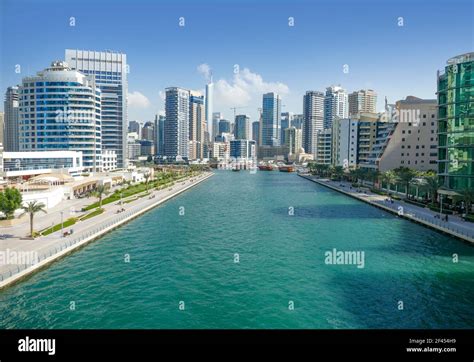 City View Around Dubai Creek Marina In Dubai The Most Populous City In